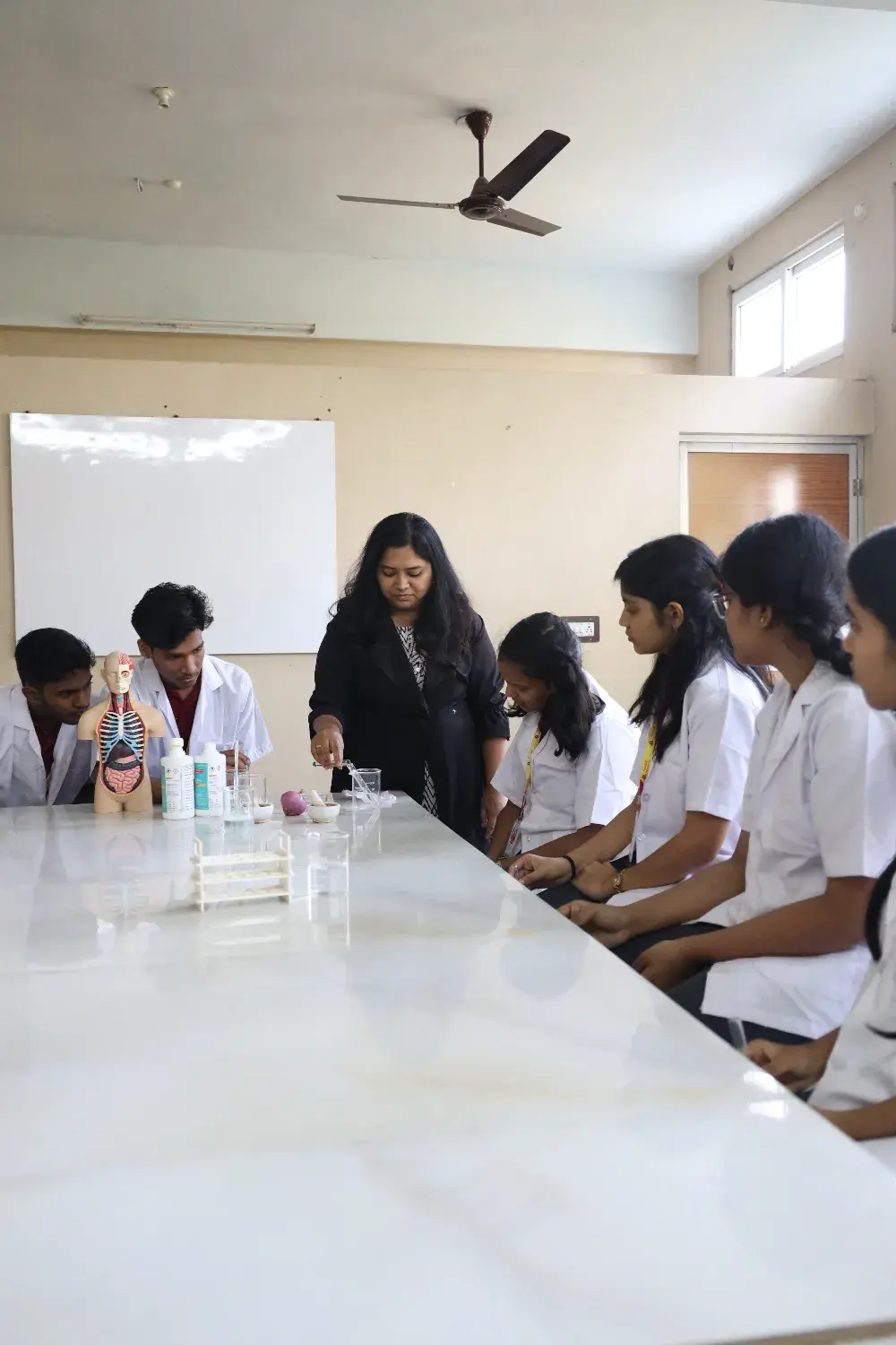 Science lab practical session